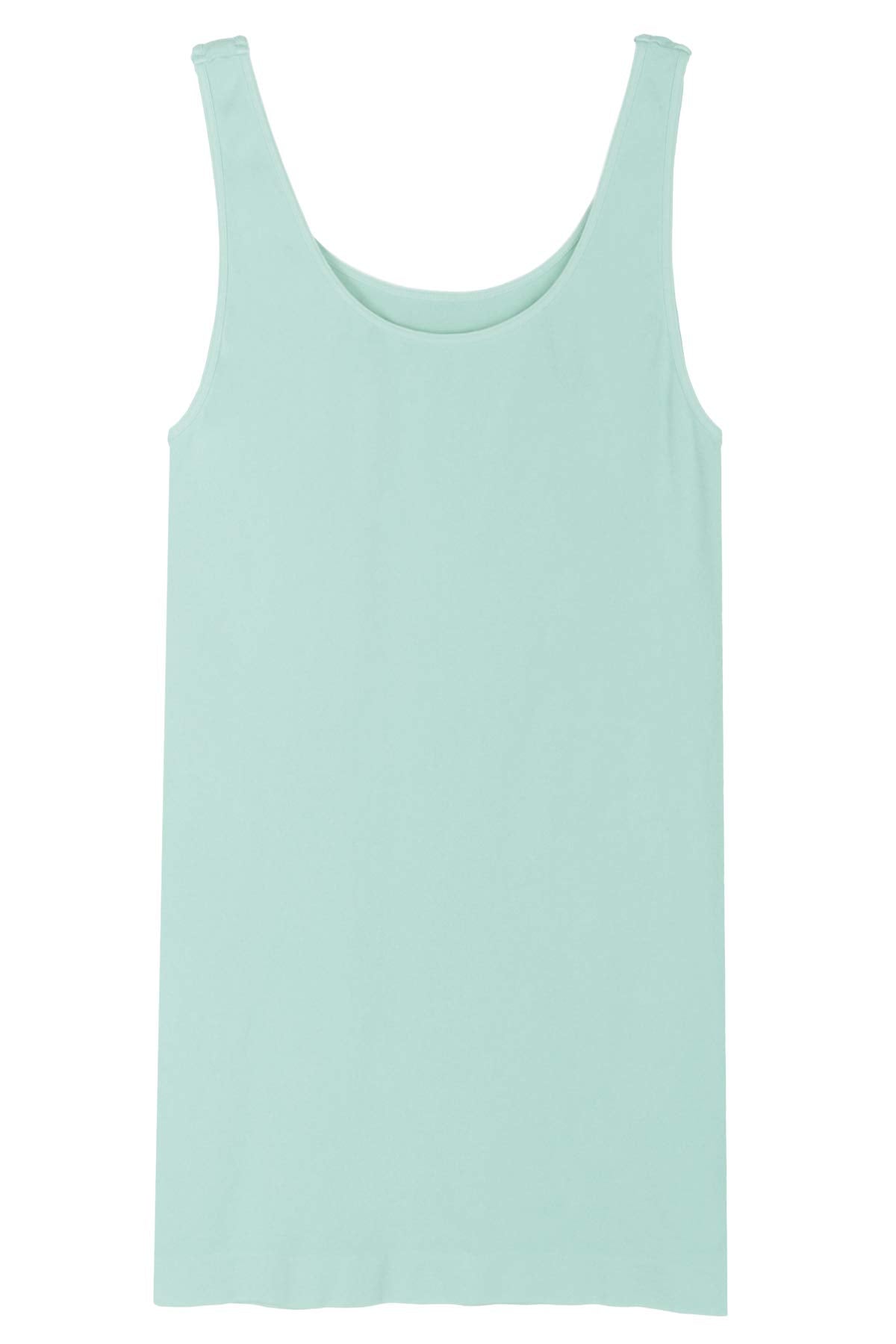 NIKIBIKI Women Seamless Basic Jersey Tank Top, Made in U.S.A, One Size