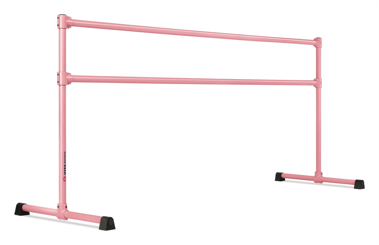 VITA Barre Portable Freestanding Double Ballet Barre, Extreme, Steel | Fixed Height, Made in USA, Home or Gym Exercise Equipment for Kids & Adults | Dance, Fitness, Pilates