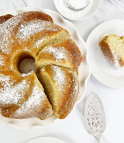 USA Pan Bakeware Nonstick Fluted Tube Cake Pan, Aluminized Steel 10-Inch