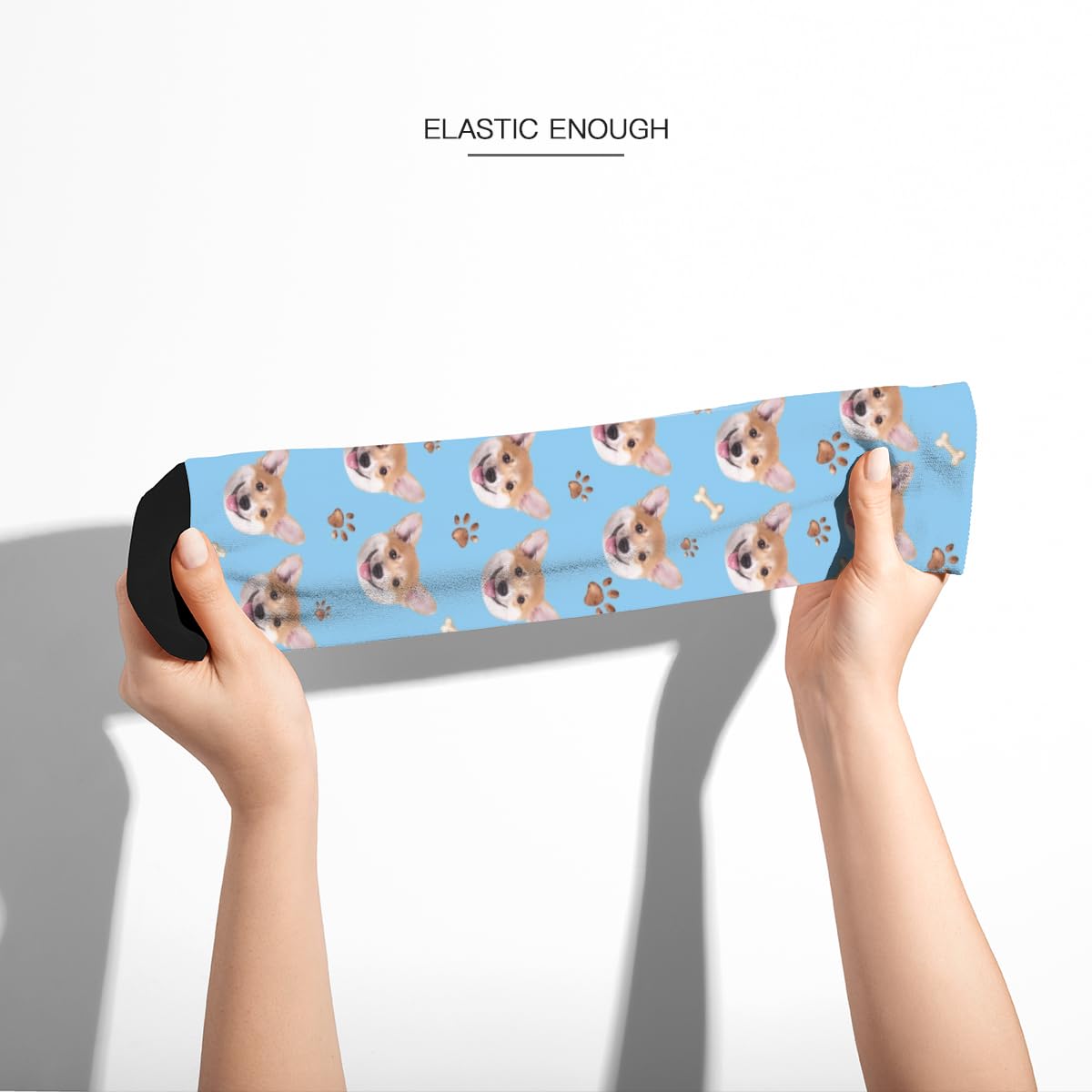 Custom Socks with Picture:Made in USA,Customized Face Socks,Personalized Socks Memorial Gift for Men Women Kid