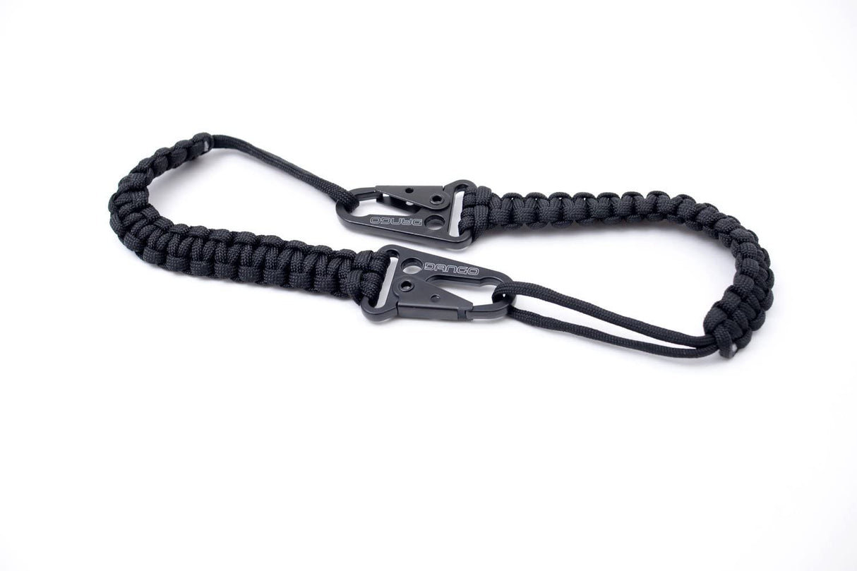 Dango EDC Tether - Cobra Weave 550 Paracord - 6 Inch Woven, 10 Feet Unraveled