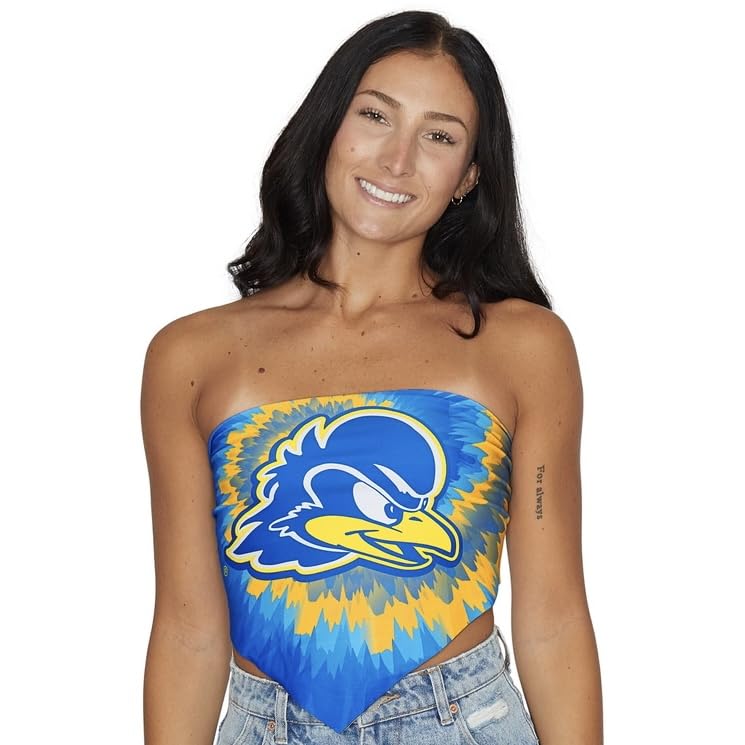 Lojobands Women's Bandana Top Tailgate Outfit College Tank Top Crop Top Made in USA One Size Fits Most