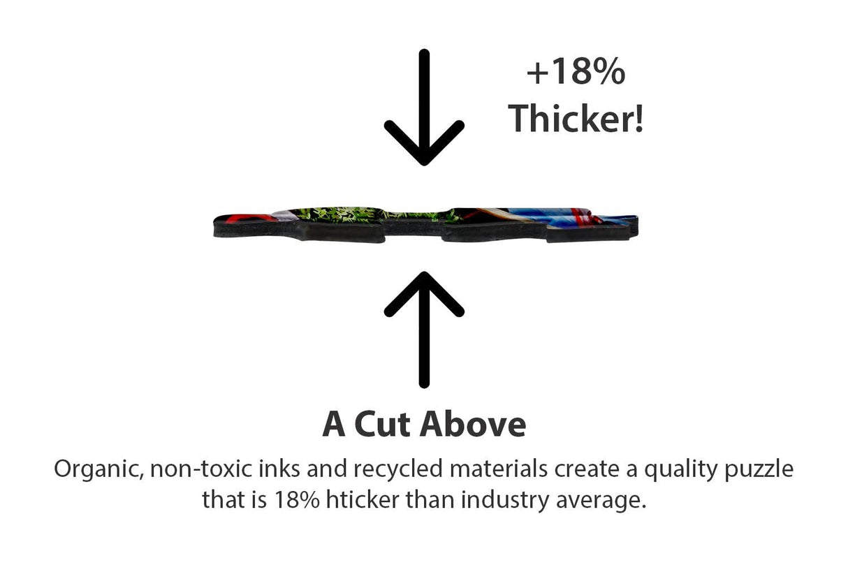 Springbok Delivering Christmas 500 Piece Jigsaw Puzzle - This Classic Scene of Santa in his Sleigh Will get You in The Holiday Spirit