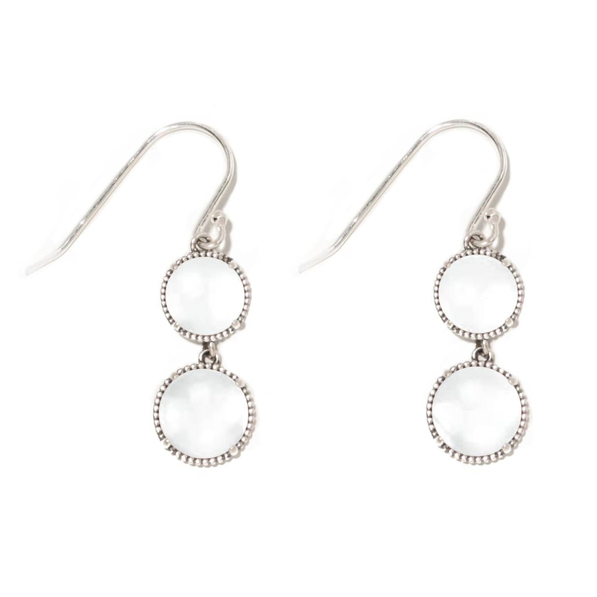 Bottled Up Designs Handmade Vintage Aqua Double Take Earrings, Recycled Mason Jar Glass, Sterling Silver, Eco Friendly, Made in USA, Birthday Gifts, Mothers Day, Women, Anniversary