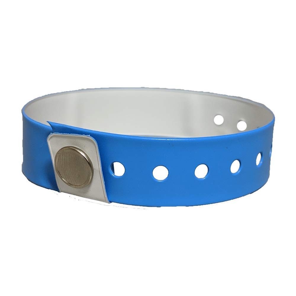 Reusable Vinyl Wristbands - Implement Water Safety, Use Colored Wristbands to Identify Your Swimmers by Ability - 10″ Long x 3/4″ Wide - 50ct.