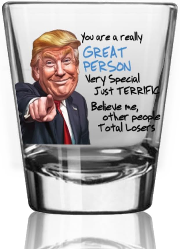 Great Person Funny Gift for Dad from Daughter, Son - Dad Gifts - Birthday Gifts for Dad - Dad Birthday Gift Ideas - Cool Gifts for Dad - Present for Dad 2 oz Shot Glass