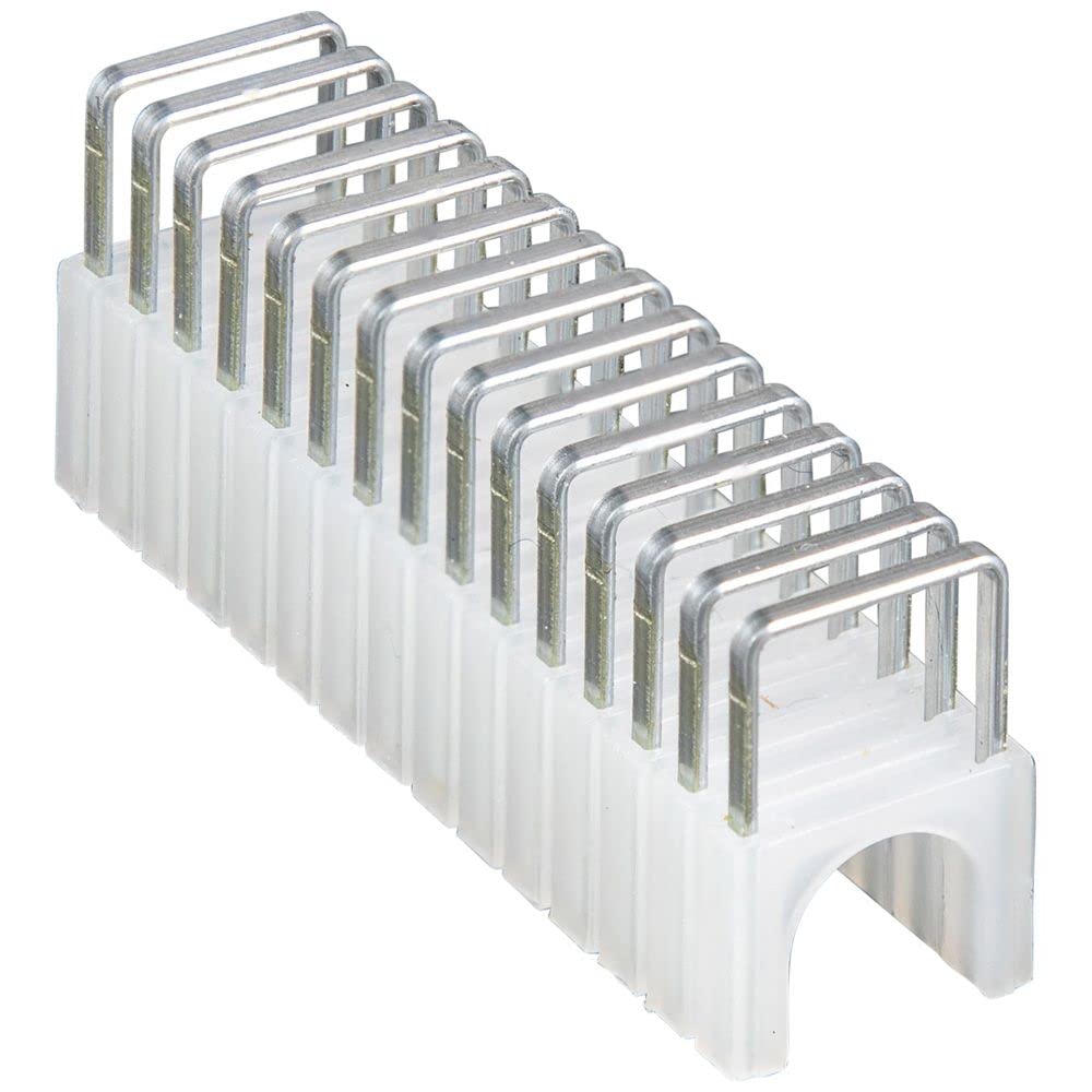 Klein Tools 450-003 Heavy Duty Staples, Made in USA, 19/32 x 11/32-Inch Insulated Staples for Romex and Other Cables, for Klein Tools Stapler No. 450-100