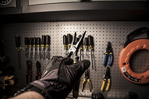 Klein Tools J207-8CR Needle Nose Pliers are All-Purpose Linesman Pliers, Made in USA, Crimping, Looping, Cutting, Stripping, Crimping, Shearing