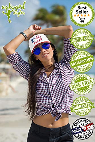 Awkward Styles American Flag Mama Hat 4th of July Party Patriotic Mama Hat Made in USA