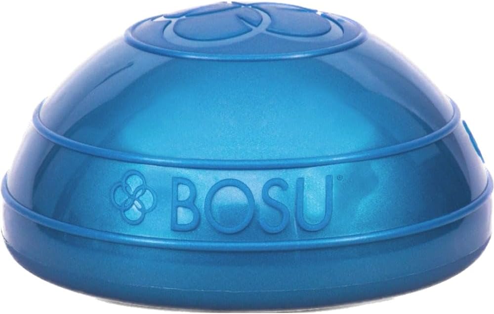Bosu 6.5-Inch Diameter Unisex Dynamic 2-Sided Home Workout Balance Ball Pods for Strength and Flexibility, Blue (2 Pack)