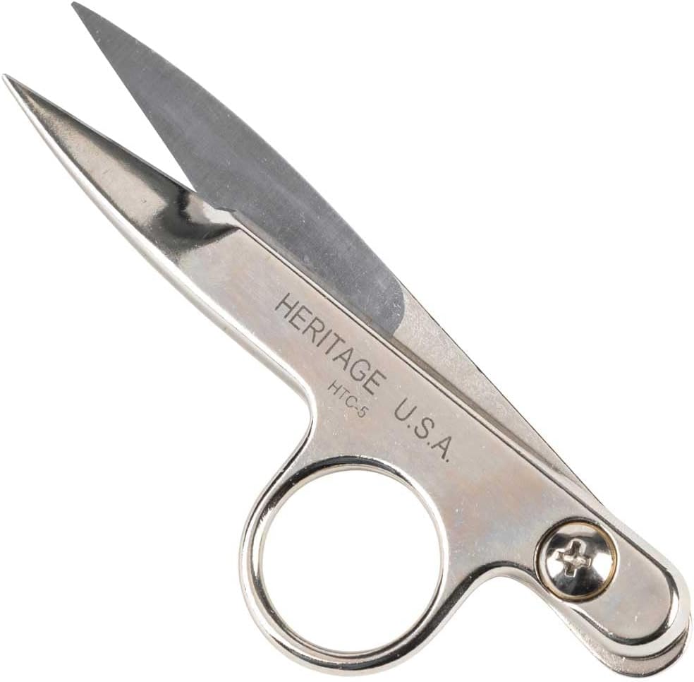 Klein Tools HTC5 Scissors, Threadclip with Spring Action for Automatic Opening, 4-1/2-Inch, Made in USA