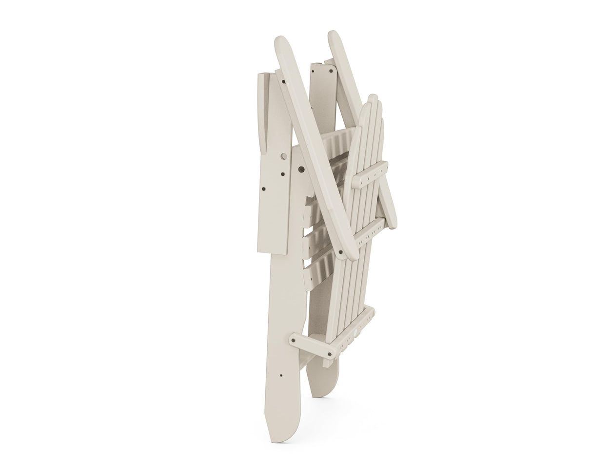 POLYWOOD AD5030WH Classic Folding Adirondack Chair, White 35.7 x 29 x 35.7 inches