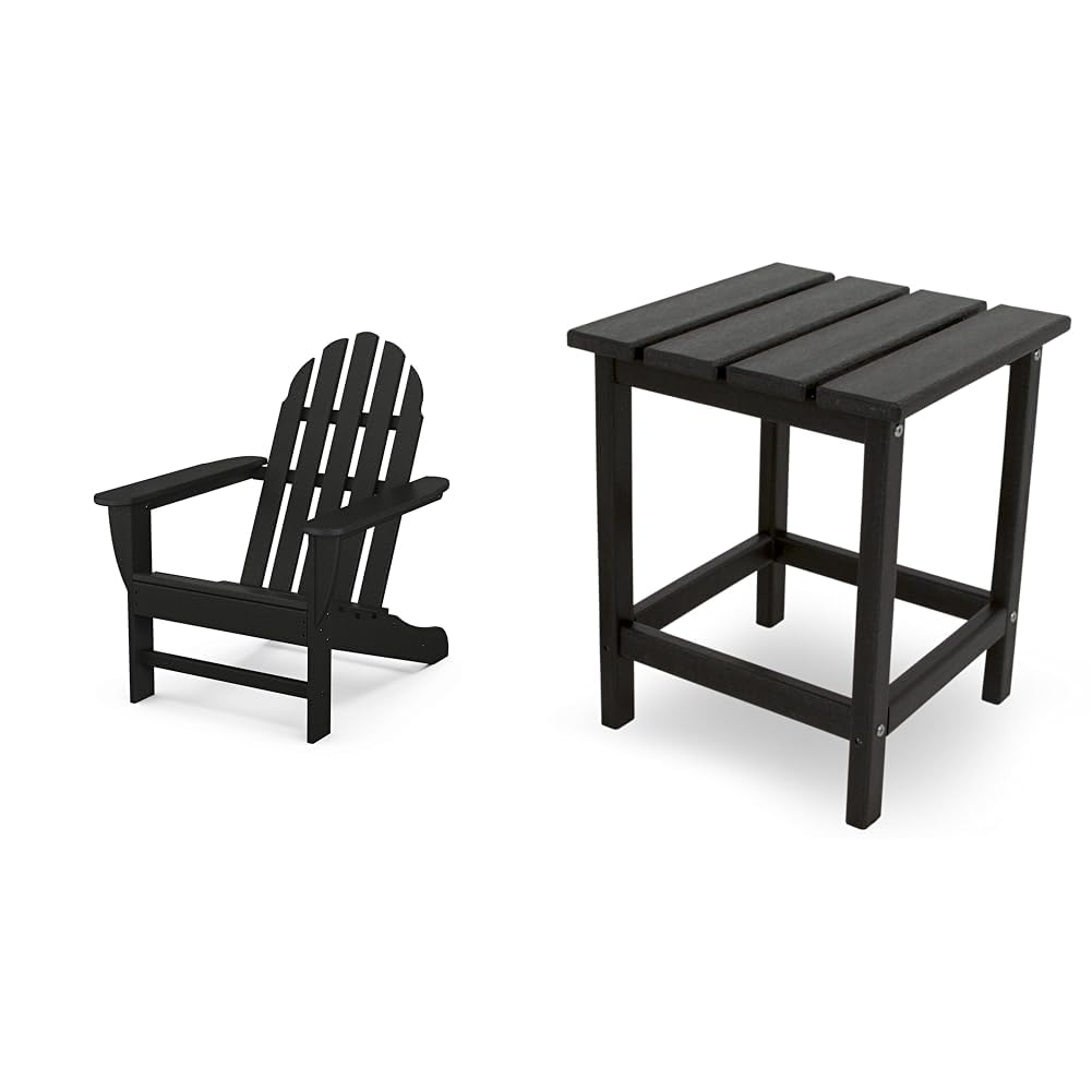 POLYWOOD AD4030PB Classic Outdoor Adirondack Chair, Pacific Blue