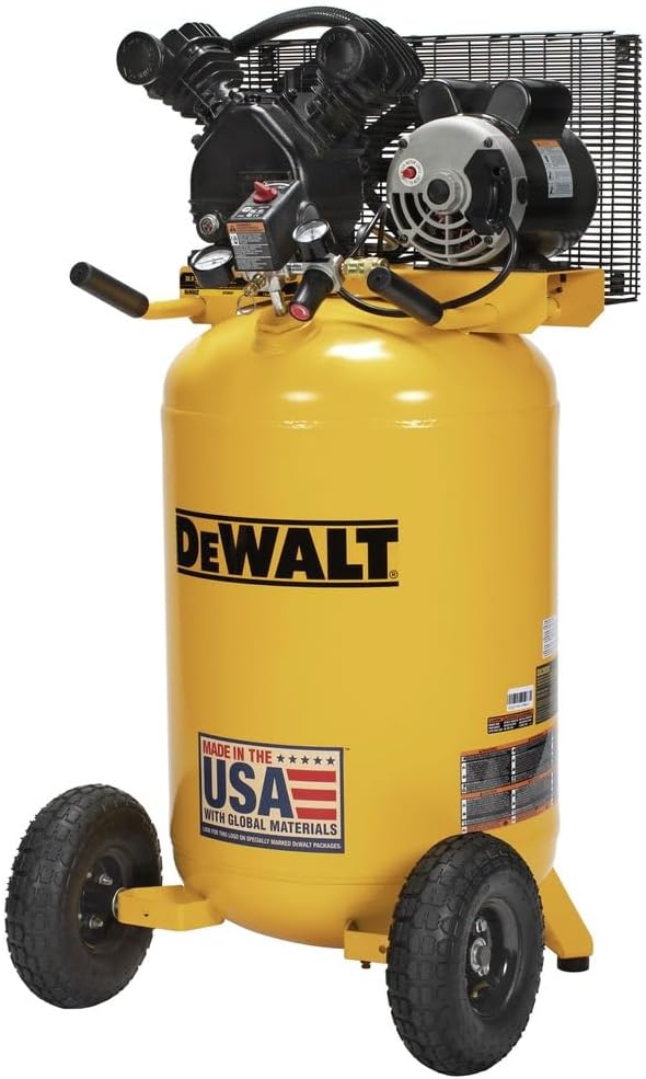 Dewalt DXCM301 1.6 HP 30 Gallon 155 Max PSI 6.2 SCFM @ 40 PSI 5.3 SCFM @ 90 PSI Single-Stage Oil-Lube Electric Portable Vertical Air Compressor