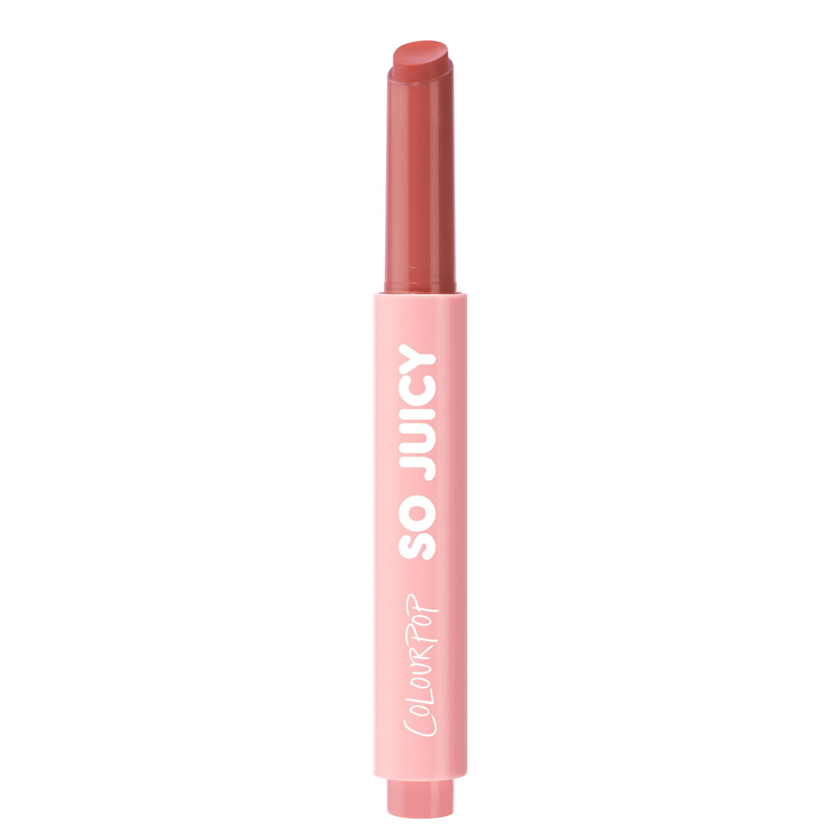 ColourPop So Juicy Plumping Lip Gloss Balm - Hydrating Lip Gloss & Balm Hybrid with Peptides - Non-Sticky Formula - Visibly Plumps Lips & Delivers Buildable Color - Guava Glaze (0.07 oz)