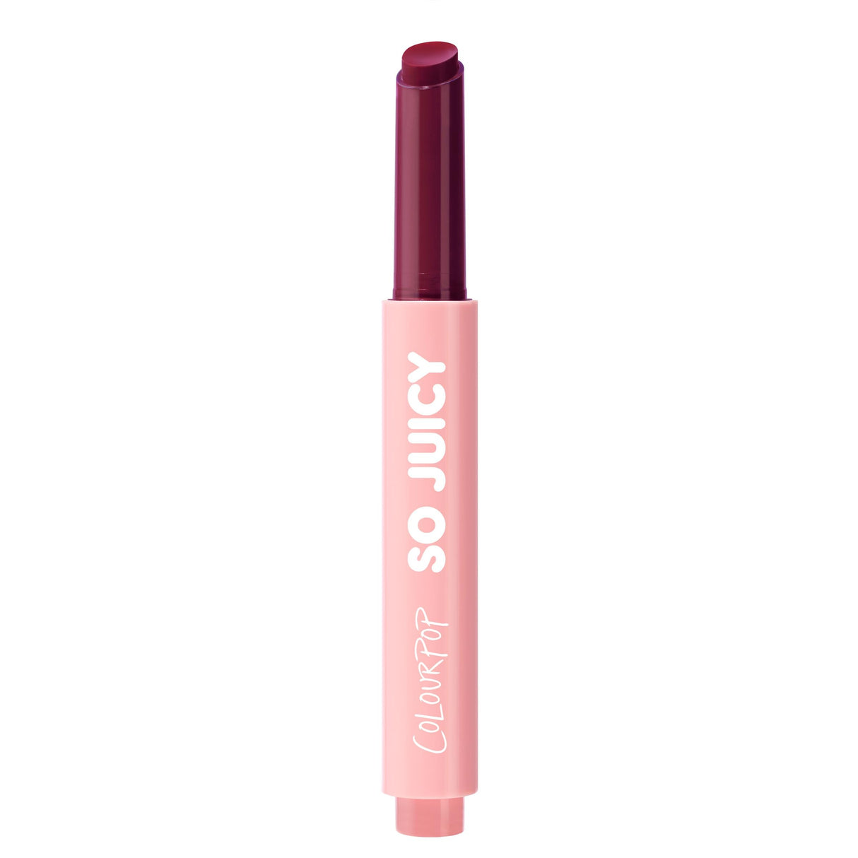 ColourPop So Juicy Plumping Lip Gloss Balm - Hydrating Lip Gloss & Balm Hybrid with Peptides - Non-Sticky Formula - Visibly Plumps Lips & Delivers Buildable Color - Guava Glaze (0.07 oz)