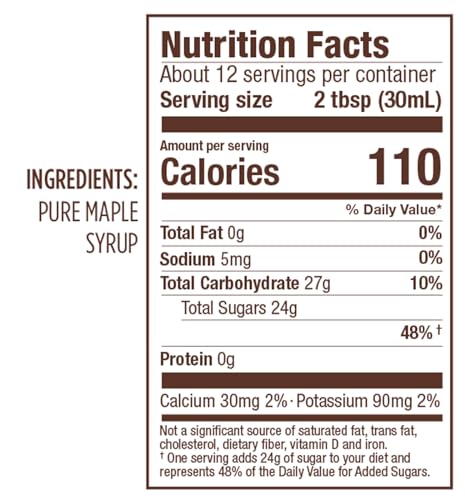 Butternut Mountain Farm Pure Vermont Maple Syrup, Organic, Grade A, Amber Rich, 12 oz, Easy Squeeze Bottle