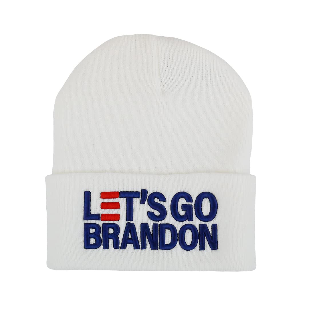 Made in USA Exclusive 2024 47th President 3D Trump Skull Knit Beanie Cap President Beanie Hat