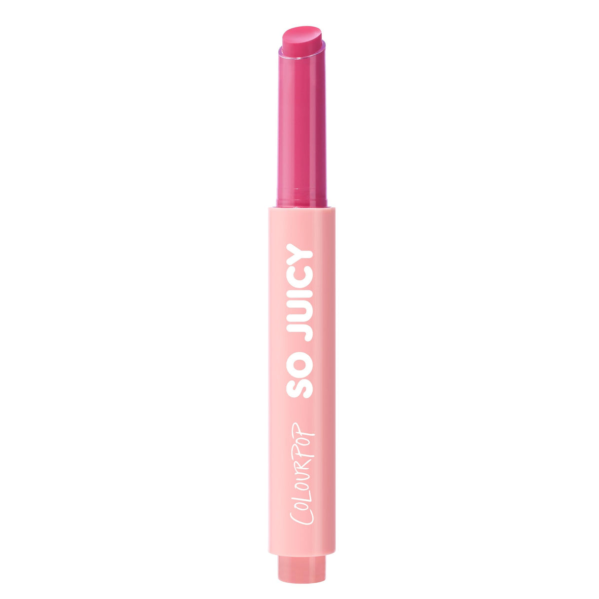 ColourPop So Juicy Plumping Lip Gloss Balm - Hydrating Lip Gloss & Balm Hybrid with Peptides - Non-Sticky Formula - Visibly Plumps Lips & Delivers Buildable Color - Guava Glaze (0.07 oz)