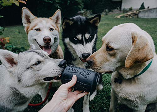 SodaPup Honey Pot – Durable Dog Treat Dispenser & Enrichment Toy Made in USA from Non-Toxic, Pet Safe, Food Safe Natural Rubber Material for Mental Stimulation, Problem Chewing, Calming Nerves, & More