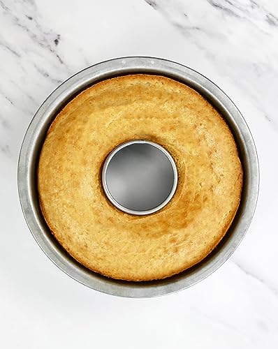 USA Pan Bakeware Nonstick Fluted Tube Cake Pan, Aluminized Steel 10-Inch