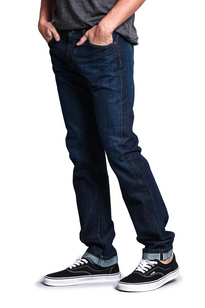 Men's Straight Fit Selvedge Jeans M527SV (Made in USA)