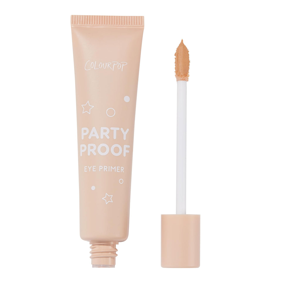 ColourPop Party Proof Eye Primer - Translucent Eyeshadow Primer for Long-Lasting Eye Makeup - Preps Skin for Smooth Makeup Application - Caramel (0.42 oz)