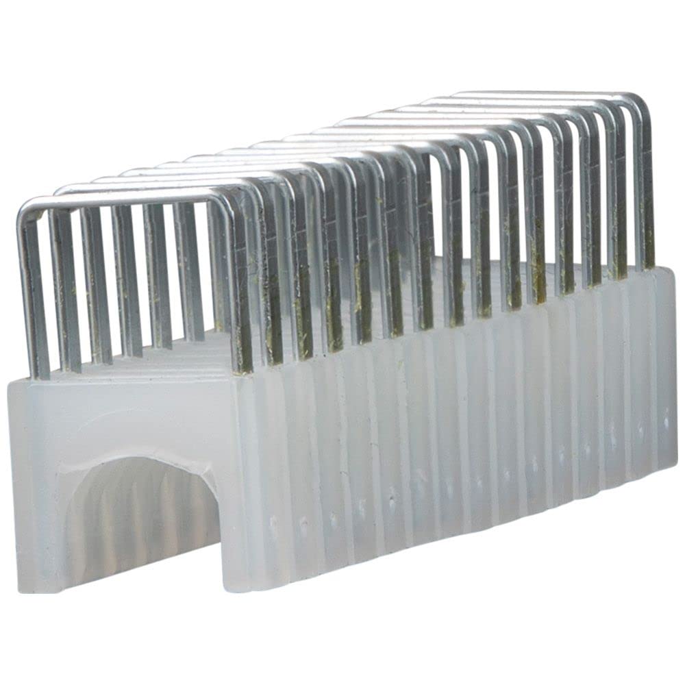 Klein Tools 450-003 Heavy Duty Staples, Made in USA, 19/32 x 11/32-Inch Insulated Staples for Romex and Other Cables, for Klein Tools Stapler No. 450-100