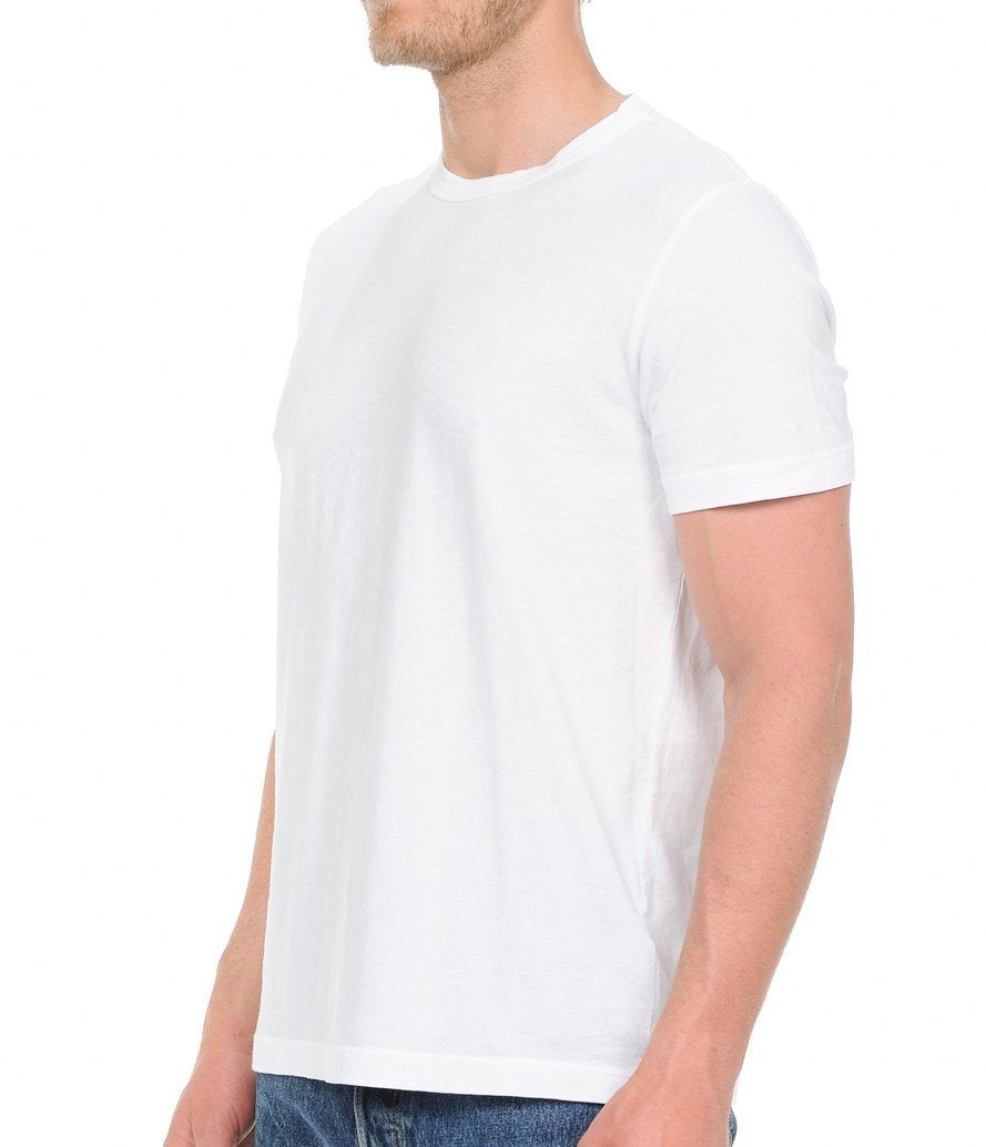 YURO-K Men's Premium Binded Neck Cotton Classic Short Sleeve Crew T-Shirt