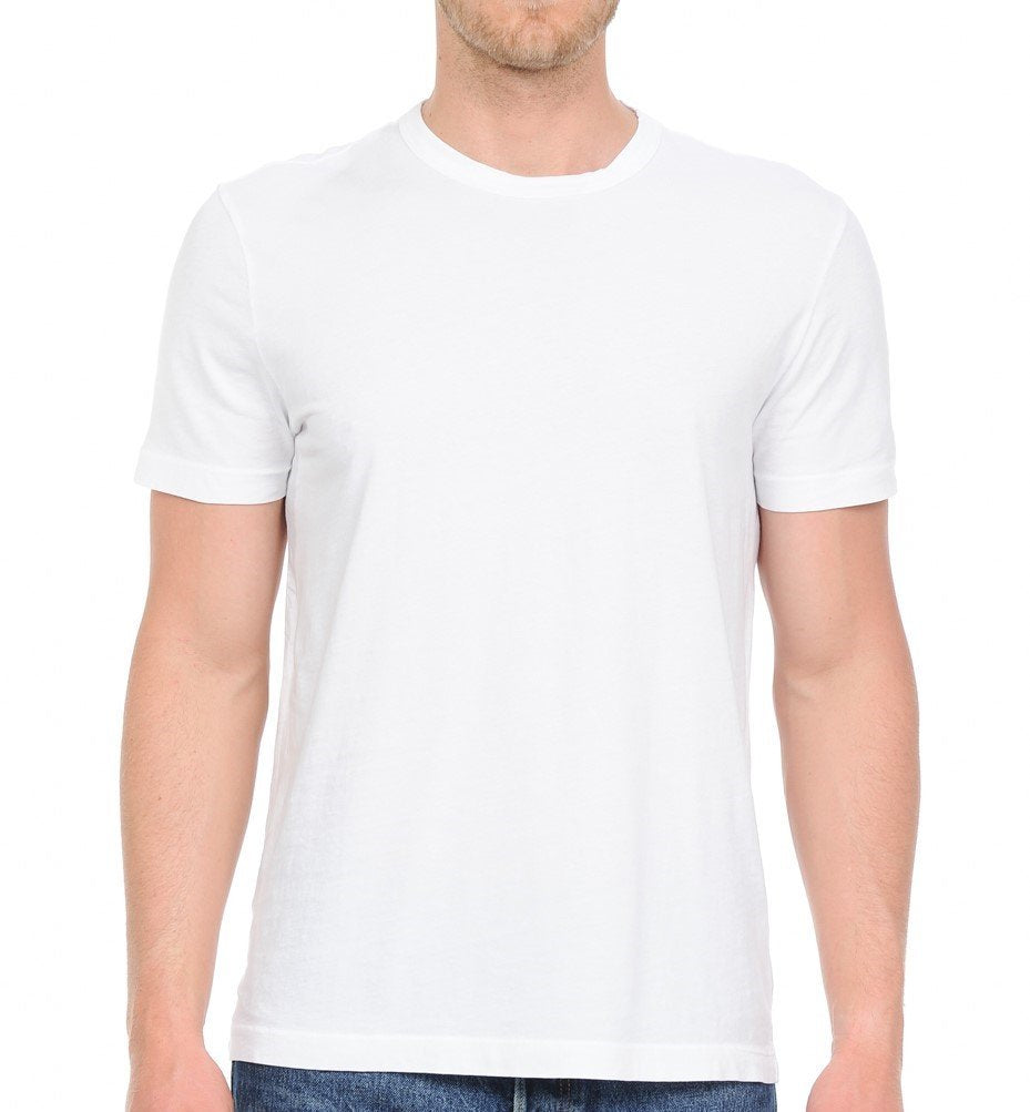 YURO-K Men's Premium Binded Neck Cotton Classic Short Sleeve Crew T-Shirt