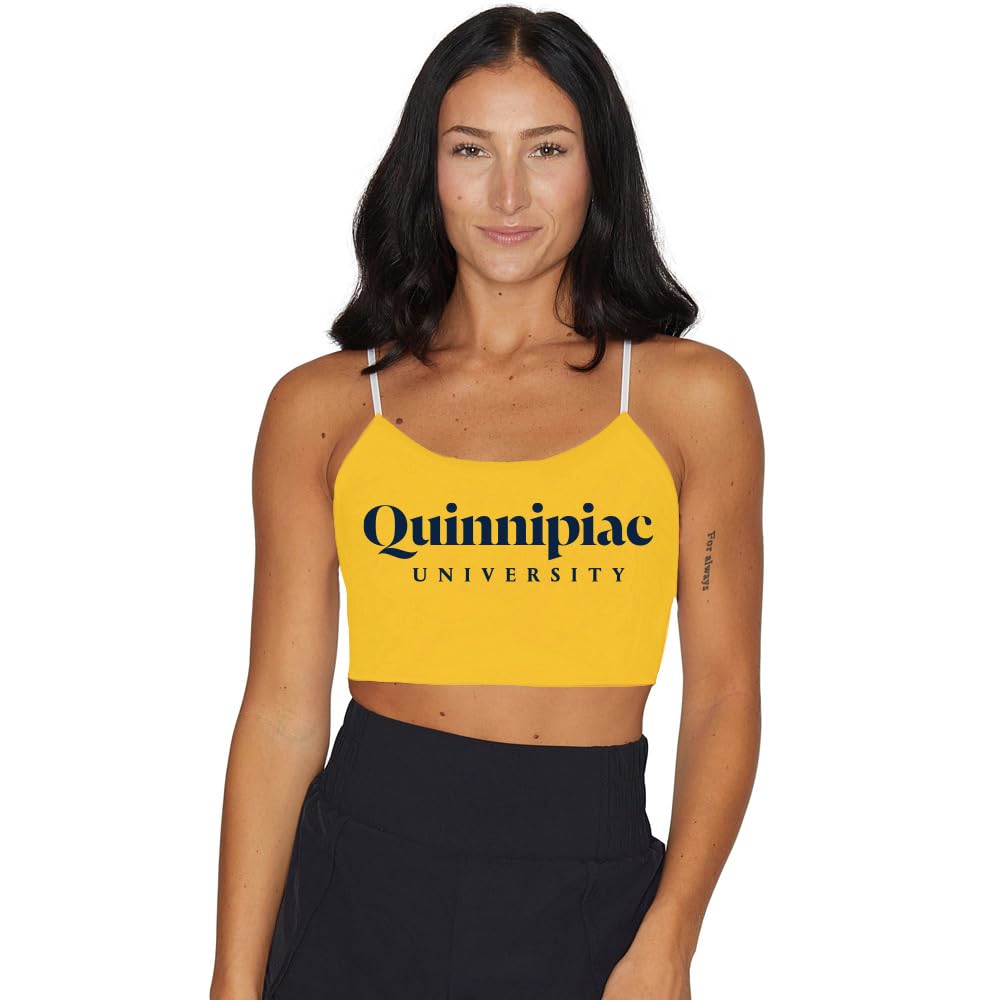 Lojobands Women's Tailgate Outfit College Spaghetti Tank Top Crop Top Made in USA One Size Fits Most