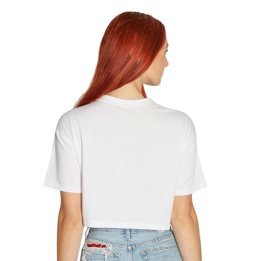 Lojobands Women's College Gameday Outfit T-Shirt Crop Tee Repeat Tee Tailgate Crop Top