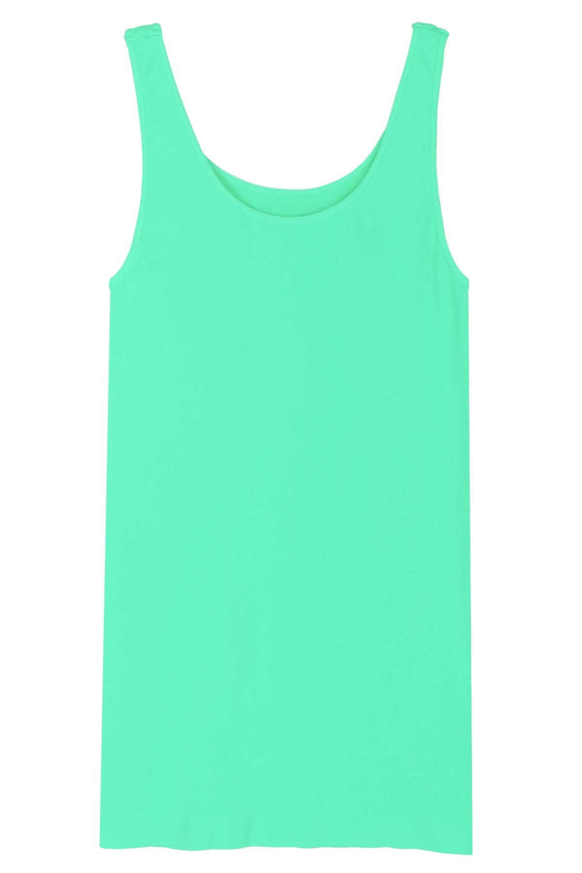 NIKIBIKI Women Seamless Basic Jersey Tank Top, Made in U.S.A, One Size