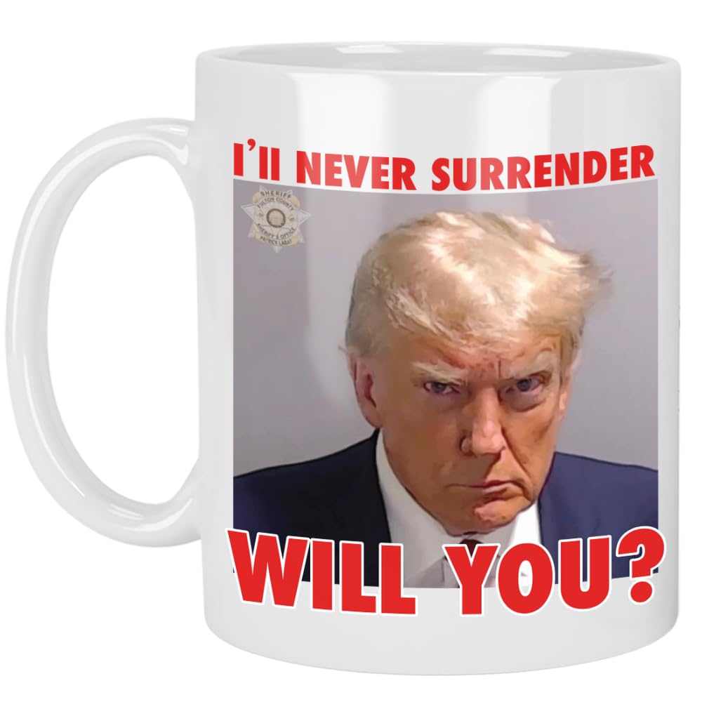 Trump Mugshot Shot Glass | Trump Lovers Gift | Gift for Him - Set of 4 (2 oz)