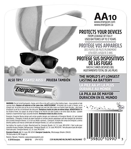 Energizer AA Batteries, Max Double A Battery Alkaline, 8 Count (Pack of 4)
