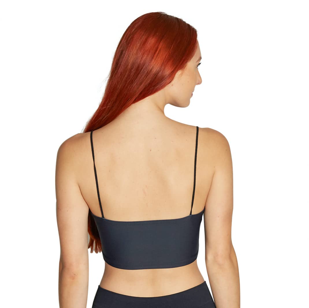 Lojobands Women's Tailgate Outfit College Spaghetti Tank Top Crop Top Made in USA One Size Fits Most