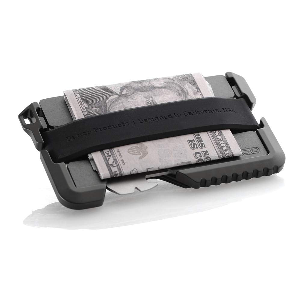 Dango Slim Minimalist Wallet for Men - RFID Blocking - Leather + Multi-Tool