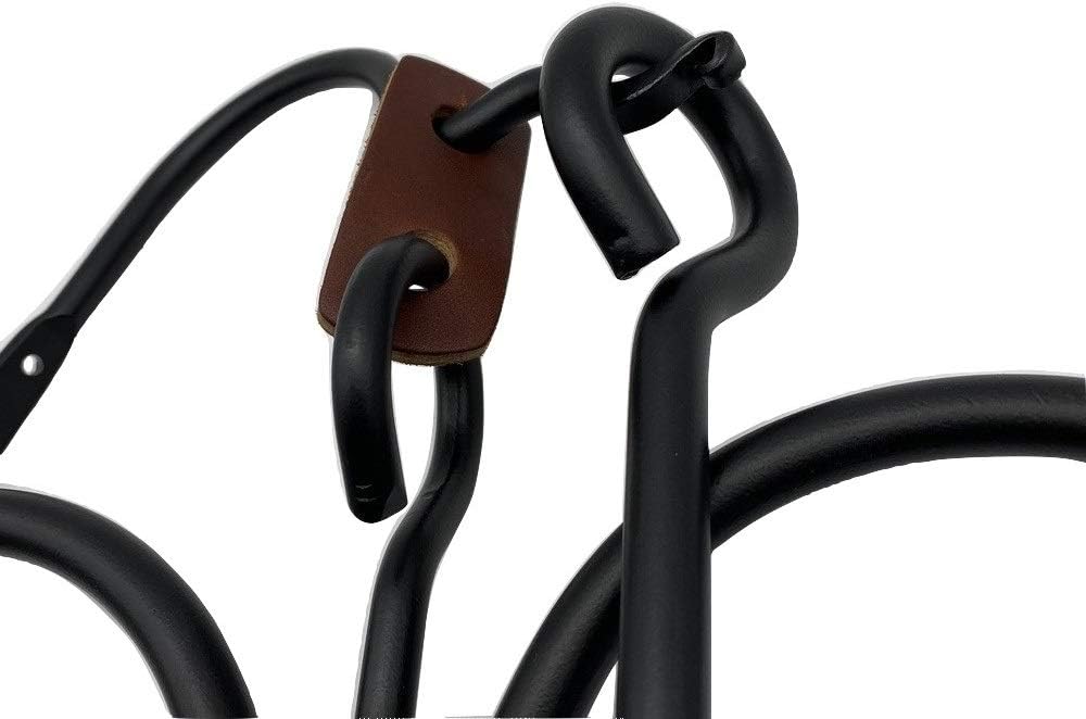 Saving Shepherd 16" Heart Dinner Bell Set - Amish Hand Forged Heavy Duty Wrought Iron Chime Hand Crafted & Made in The USA