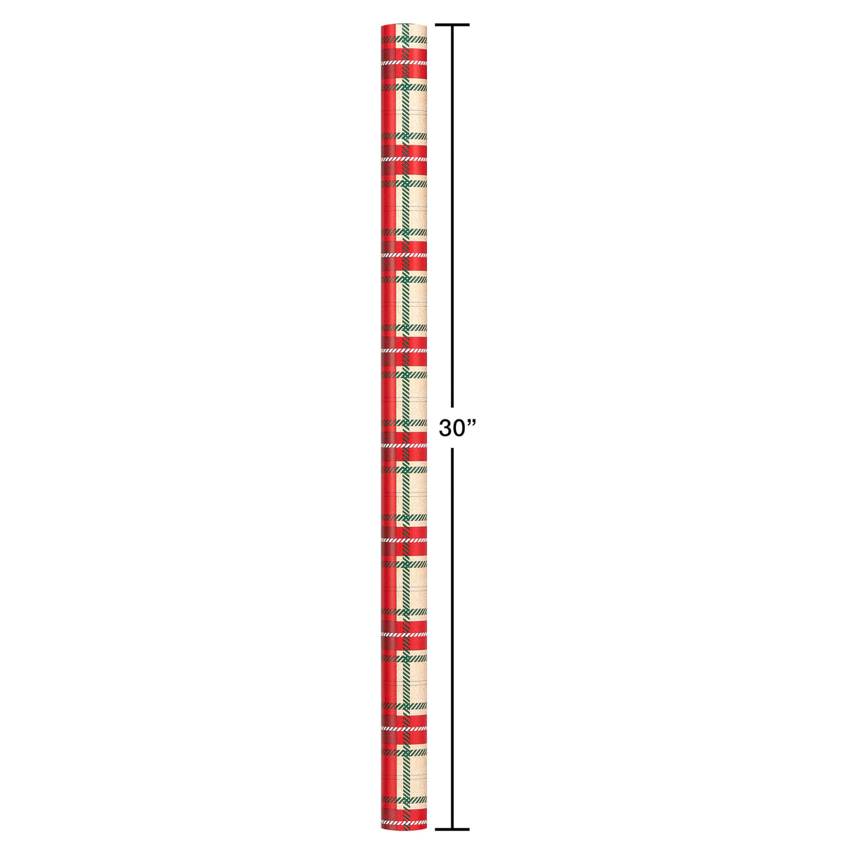 American Greetings 120 sq. ft. Christmas Wrapping Paper Set, Tan, Plaid, Snowman and Christmas Text (4 Rolls 30 in. x 12 ft., 7 Bows, 30 Gift Tags)