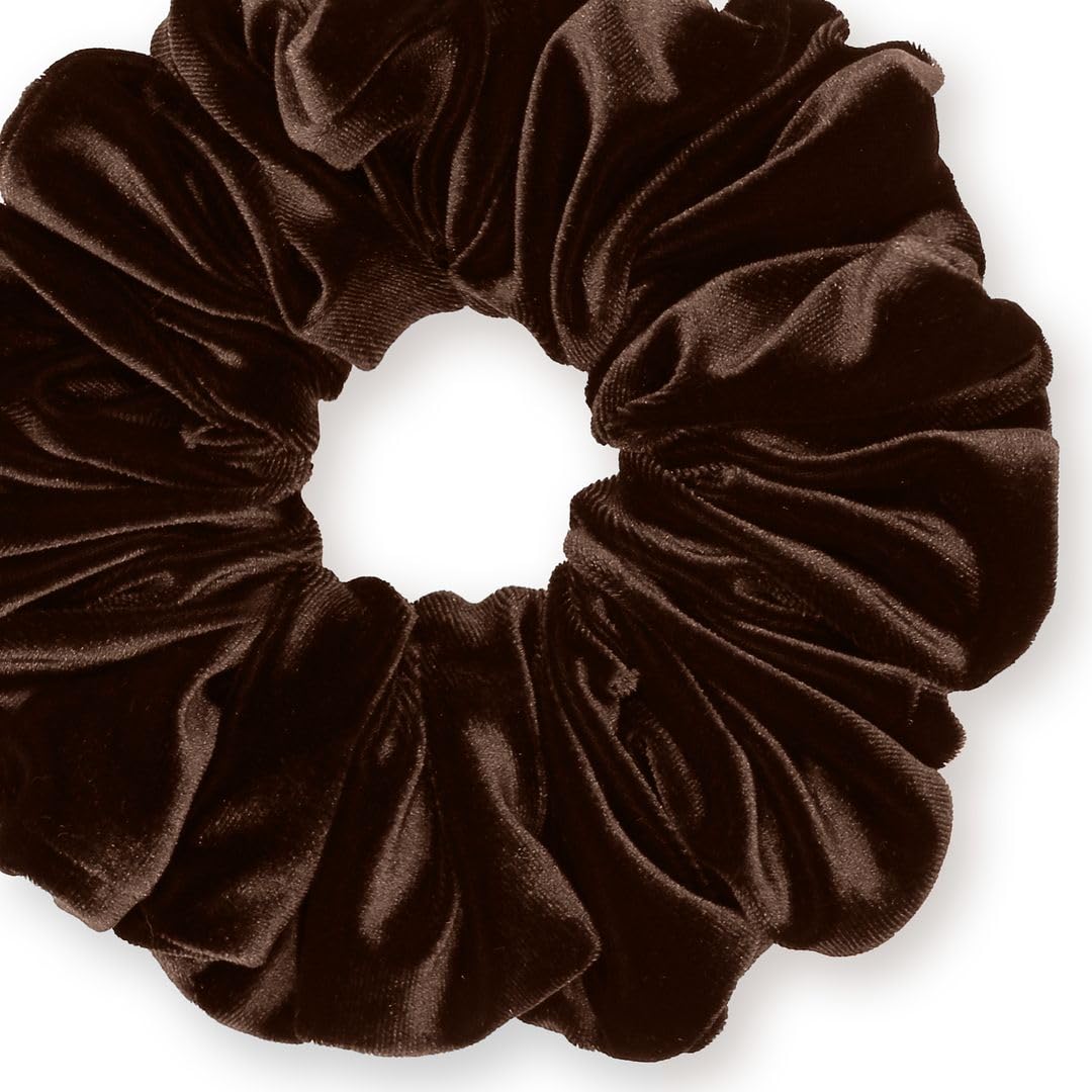 Velvet Scrunchies King Size Leopard XXL Plush Ponytail Holders Oversized Big Made in the USA