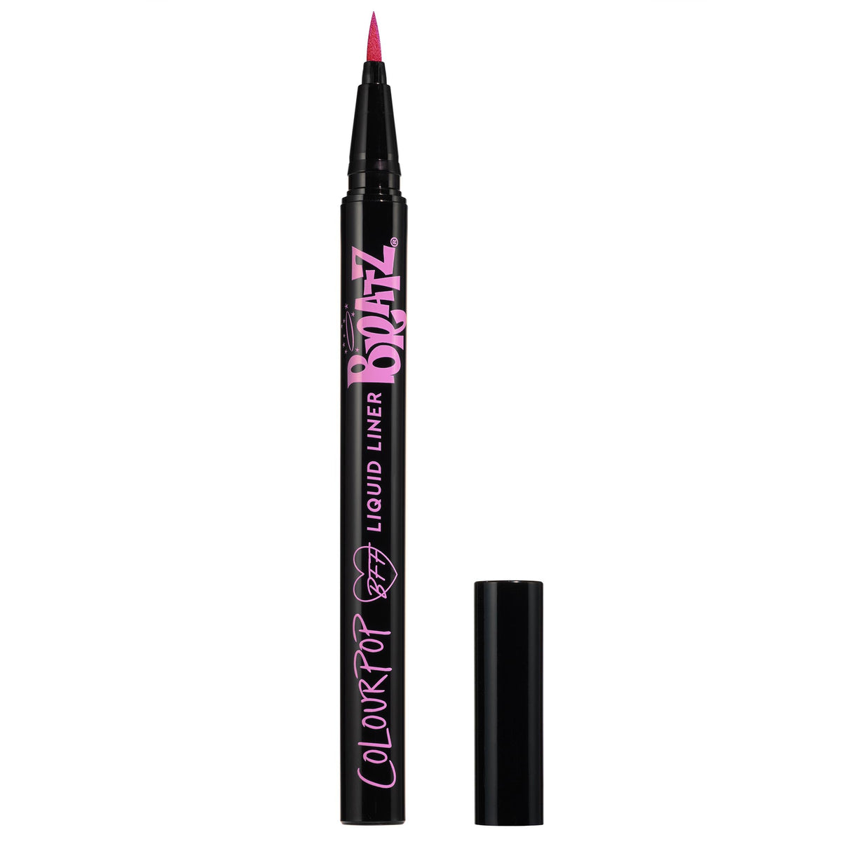 ColourPop BFF Liquid Liner - Precision Felt Tip Liquid Eyeliner Pen - High-Pigment & Buildable Colored Eyeliner with a Transfer Resistant Formula - Crzy (0.02 oz)