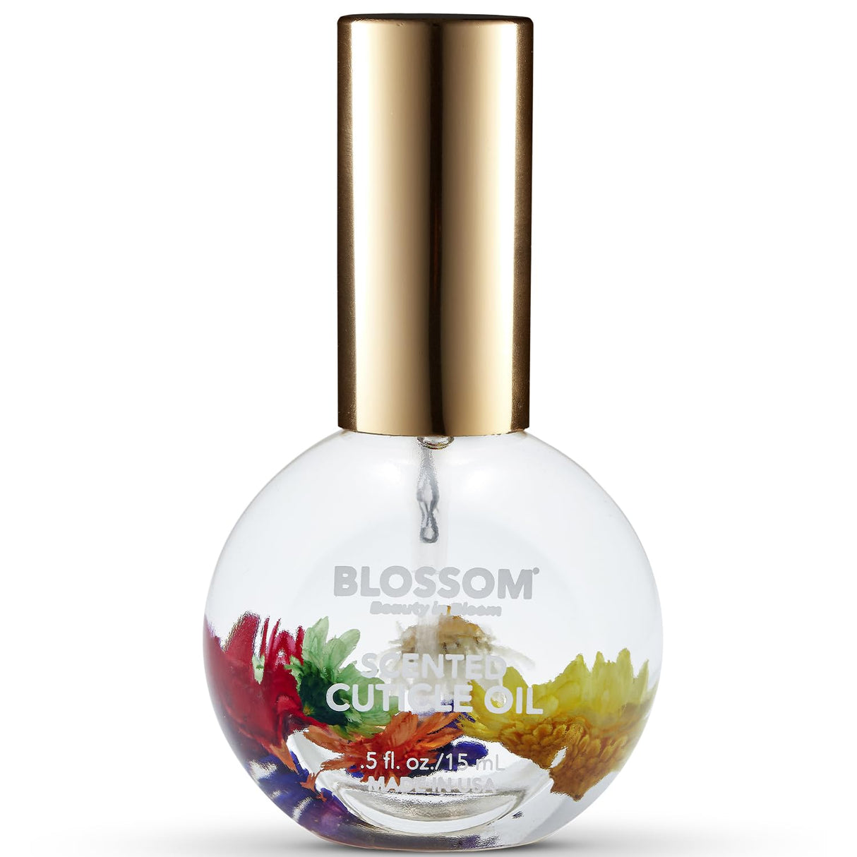 Blossom Scented Cuticle Oil, Infused with Real Flowers, Hydrating, Moisturizing, Strengthening, Made in USA, 0.5 fl. oz, Amazon Exclusive, Watermelon