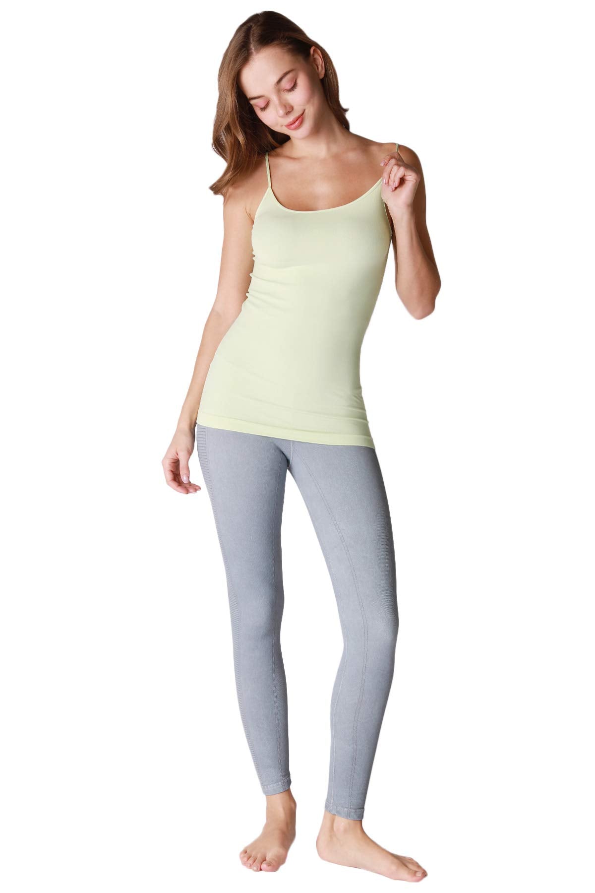 NIKIBIKI Women Seamless Basic Camisole, Made in U.S.A, One Size