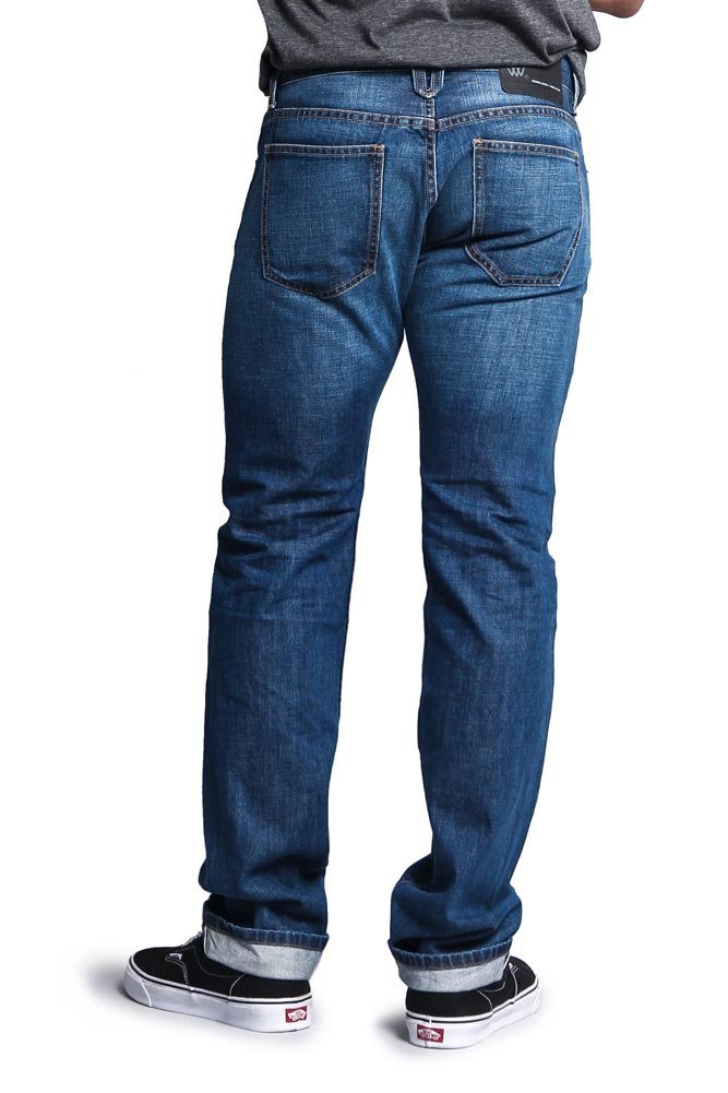 Men's Straight Fit Selvedge Jeans M527SV (Made in USA)