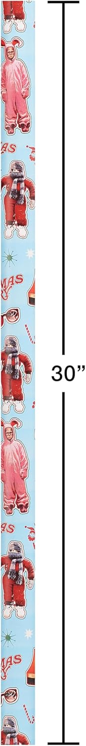 American Greetings 105 sq. ft. Christmas Wrapping Paper Bundle, Classic Movies (3 Rolls 30 in. x 14 ft.)