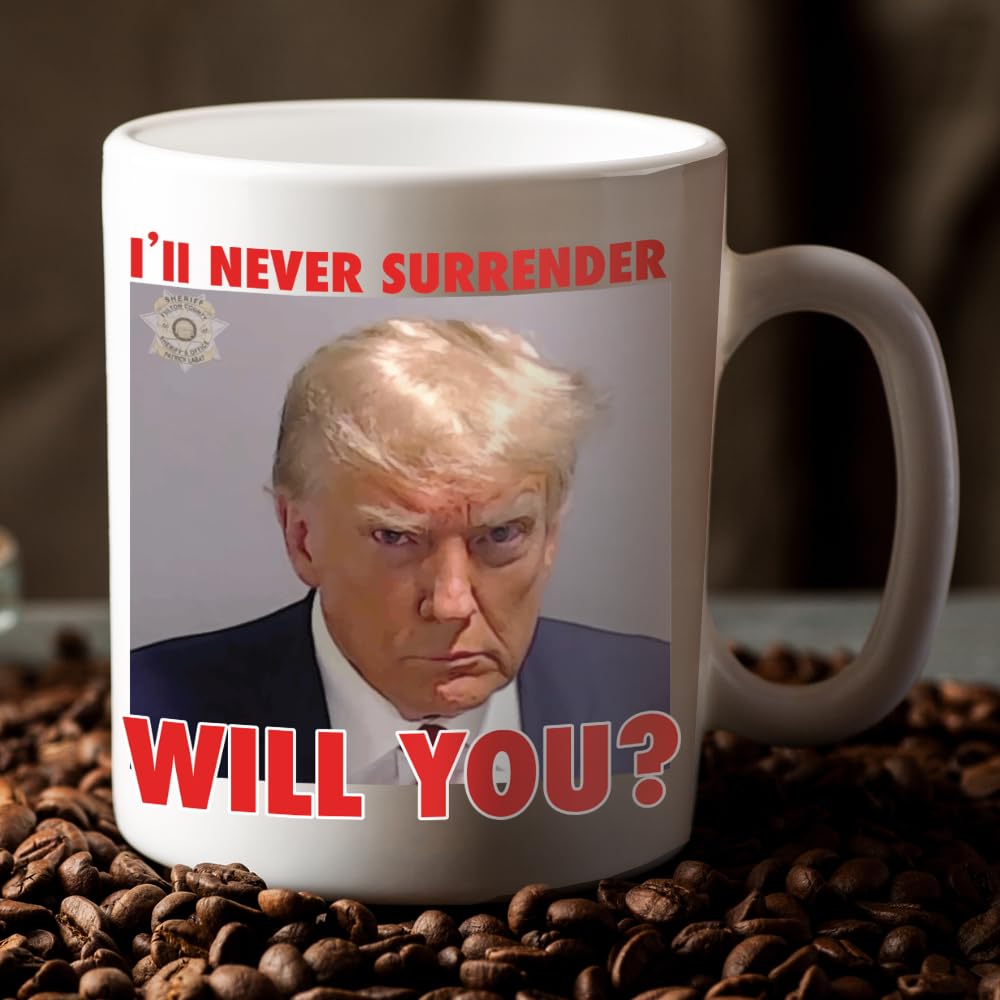 Trump Mugshot Shot Glass | Trump Lovers Gift | Gift for Him - Set of 4 (2 oz)