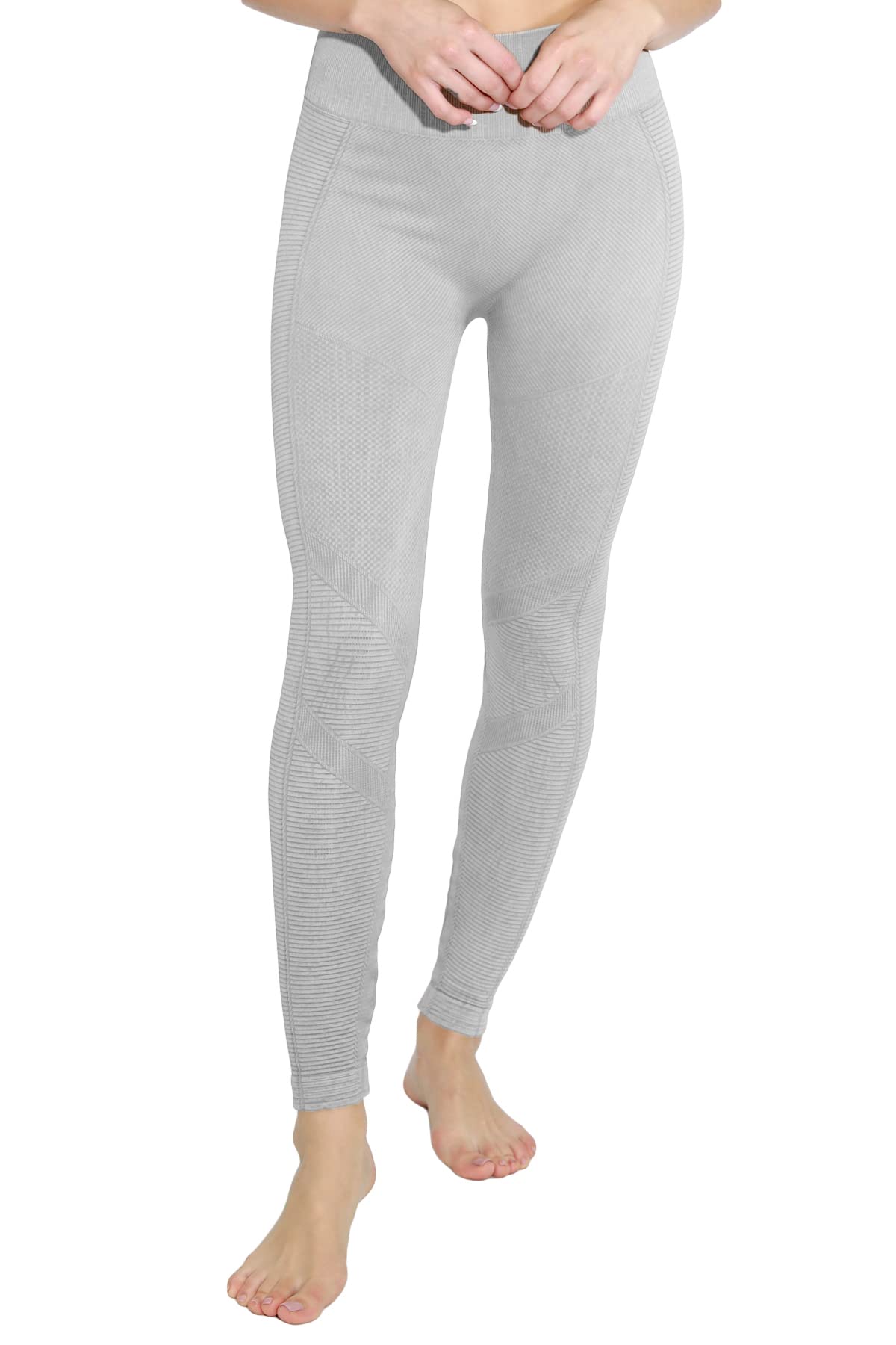 NIKIBIKI Women Seamless Vintage Hybrid Leggings, One Size