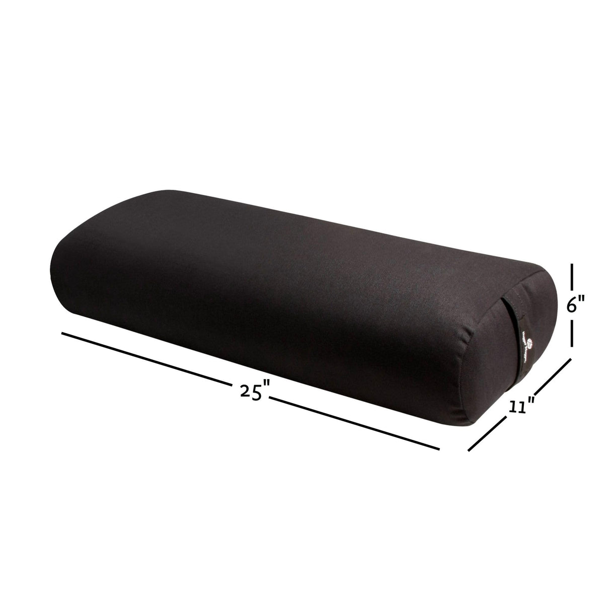 Hugger Mugger Standard Yoga Bolster - Firm, Supportive, Handmade, Durable