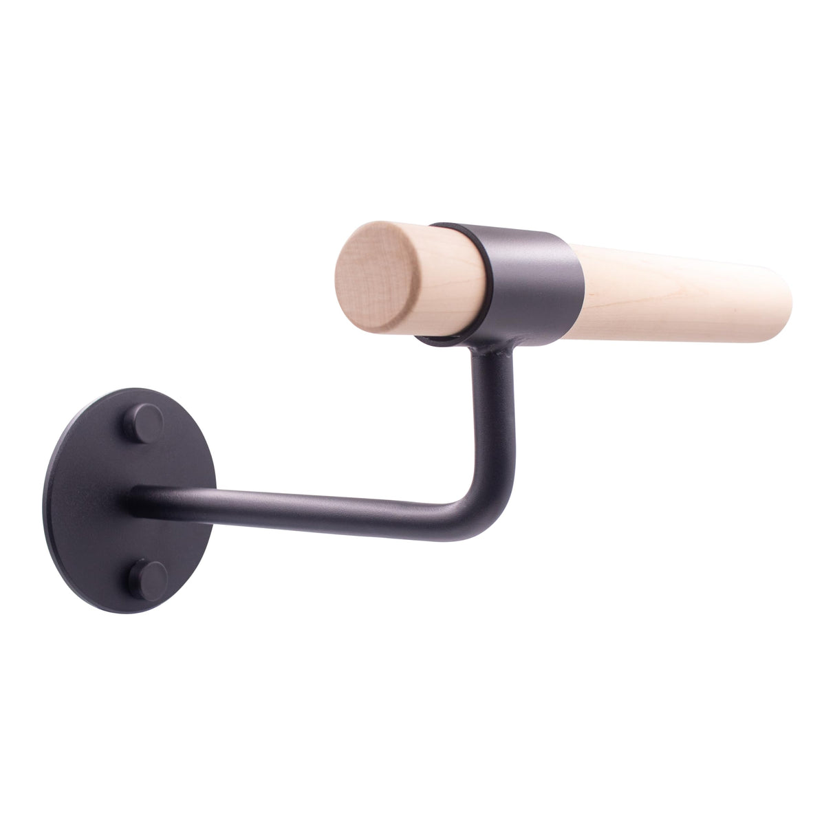 VITA Barre Wall-Mounted Single Ballet Barre, Cambre, Wood | Fixed Height, Made in USA, Home, Studio or Gym Exercise Equipment for Kids & Adults | Dance, Fitness, Pilates