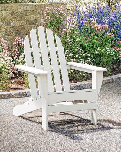 POLYWOOD AD4030PB Classic Outdoor Adirondack Chair, Pacific Blue